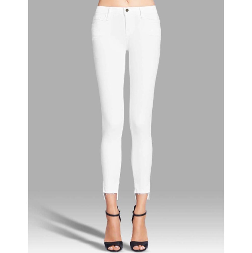 New ~ FRAME ~ Le Skinny De Jeanne Raw Stagger Mid-rise Jeans Size 24